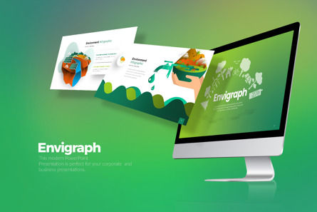Envigraph PowerPoint Presentation, PowerPoint-sjabloon, 11196, Infographics — PoweredTemplate.com