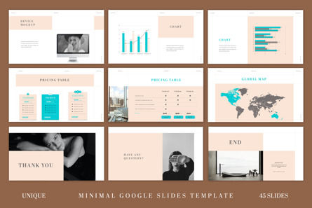 Minimalistic Minimal Google Slides Presentation Template, 幻灯片 6, 11198, 商业 — PoweredTemplate.com