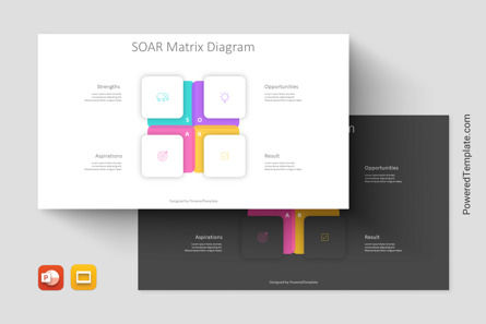 SOAR Matrix Infographics, Tema di Presentazioni Google, 11207, Modelli di lavoro — PoweredTemplate.com