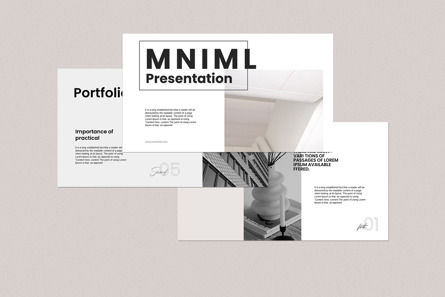 Minimalist Presentation Template, Slide 4, 11215, Business — PoweredTemplate.com