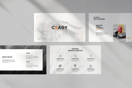 Cragy Presentation Template, Slide 3, 11216, Lavoro — PoweredTemplate.com