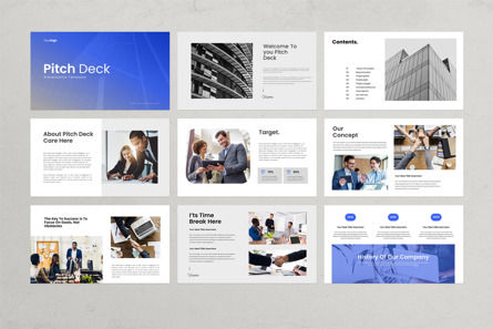 Pitch Deck Presentation Template, Diapositive 5, 11220, Business — PoweredTemplate.com