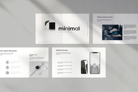 Minimal Presentation Template, Deslizar 4, 11225, Negócios — PoweredTemplate.com