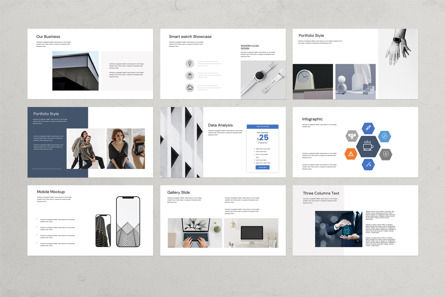 Minimal Presentation Template, Diapositive 7, 11225, Business — PoweredTemplate.com