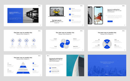 Bellagio - Minimal Business Presentation Google Slide Template, Dia 5, 11227, Bedrijf — PoweredTemplate.com