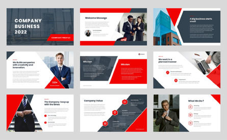 Company Business Company Profile PowerPoint Presentation Template, Dia 2, 11229, Bedrijf — PoweredTemplate.com