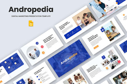 Andropedia - Digital Marketing Google Slide Template, Google Slides Thema, 11231, Business Konzepte — PoweredTemplate.com