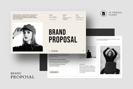 Brand Proposal Presentation, Theme Google Slides, 11238, Business — PoweredTemplate.com