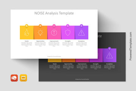 NOISE Analysis Presentation Template, 11243, Business Models — PoweredTemplate.com
