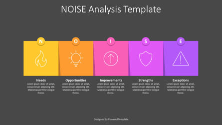 NOISE Analysis Presentation Template, Slide 3, 11243, Business Models — PoweredTemplate.com