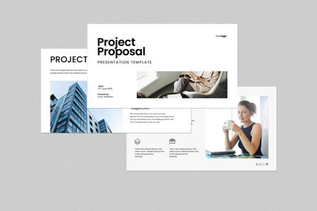 Project Proposal Presentation Template, Slide 4, 11246, Bisnis — PoweredTemplate.com