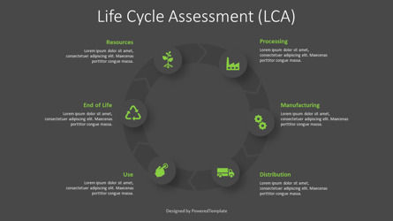 Life Cycle Assessment Presentation Template, Slide 3, 11251, Business Models — PoweredTemplate.com