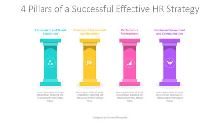 4 Pillars of Successful Effective HR Strategy, Slide 2, 11252, Business Models — PoweredTemplate.com