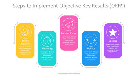 Steps to Implement Objective Key Results, Slide 2, 11253, Model Bisnis — PoweredTemplate.com