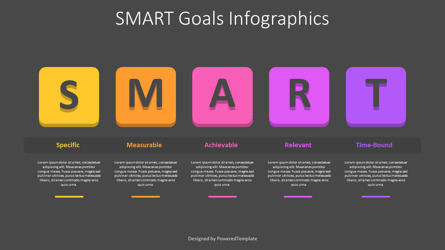 SMART Goals Infographics, Deslizar 3, 11258, Modelos de Negócio — PoweredTemplate.com