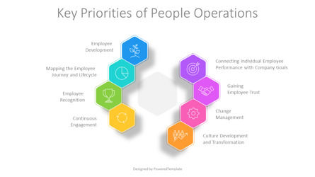 Key Priorities of People Operations Infographics, Deslizar 2, 11266, Modelos de Negócio — PoweredTemplate.com