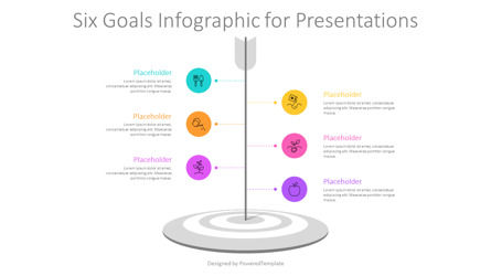 Six Goals Infographic for Presentations, Slide 2, 11285, Business Concepts — PoweredTemplate.com
