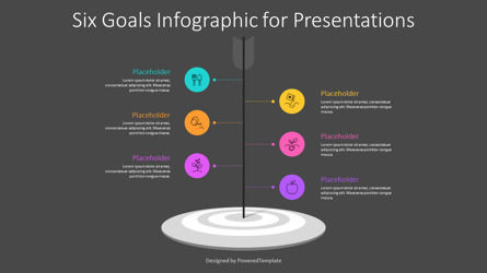 Six Goals Infographic for Presentations, Slide 3, 11285, Business Concepts — PoweredTemplate.com