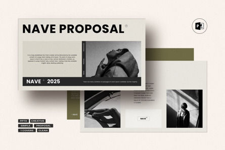 Nave Proposal Presentation, 파워 포인트 템플릿, 11296, 비즈니스 — PoweredTemplate.com