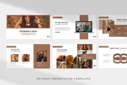 Aesthetic Fashion - PowerPoint Template, スライド 2, 11297, Art & Entertainment — PoweredTemplate.com