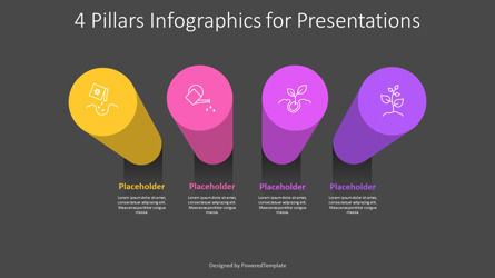 4 Pillars Presentation Infographic Template, Slide 3, 11302, Business Concepts — PoweredTemplate.com