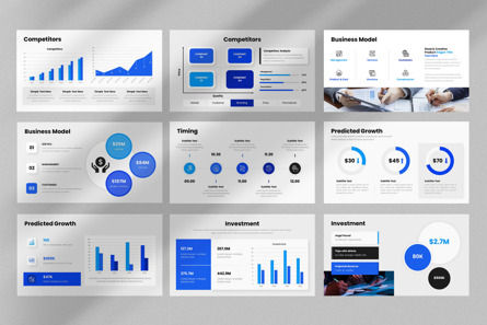 Business Pitch Deck Google Slides Template, スライド 6, 11303, ビジネス — PoweredTemplate.com