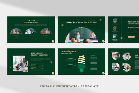 Education - PowerPoint Template, Slide 2, 11308, Lavoro — PoweredTemplate.com