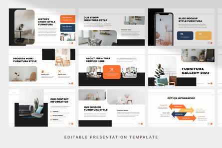 Furniture Style - PowerPoint Template, Slide 3, 11309, Business — PoweredTemplate.com