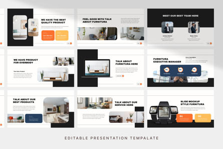 Furniture Style - PowerPoint Template, Slide 4, 11309, Lavoro — PoweredTemplate.com