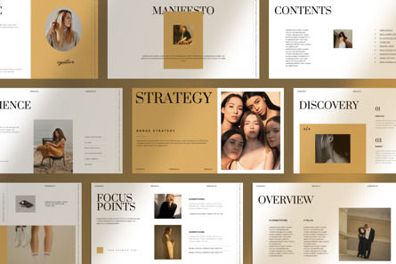 Brand Strategy Presentation, PowerPoint Template, 11314, Business — PoweredTemplate.com