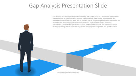 Gap Analysis Presentation Slide, Diapositive 2, 11319, Concepts commerciaux — PoweredTemplate.com