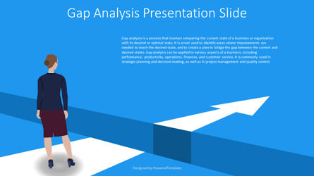 Gap Analysis Presentation Slide, スライド 3, 11319, ビジネスコンセプト — PoweredTemplate.com