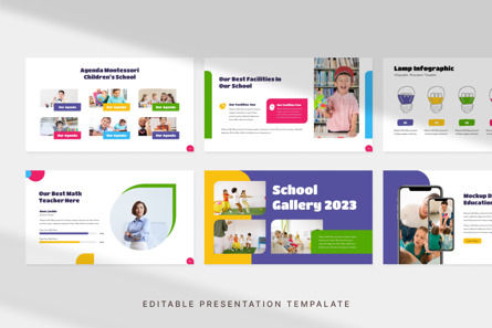 Montessori School - PowerPoint Template, Deslizar 2, 11322, Negócios — PoweredTemplate.com