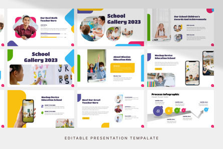 Montessori School - PowerPoint Template, Diapositiva 4, 11322, Negocios — PoweredTemplate.com