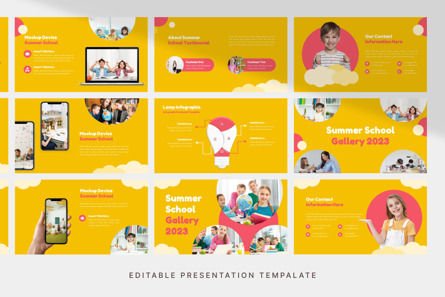 Summer School - PowerPoint Template, Diapositiva 4, 11323, Conceptos de negocio — PoweredTemplate.com