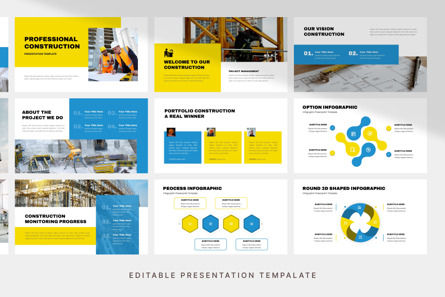 Professional Construction - PowerPoint Template, Slide 4, 11324, Business — PoweredTemplate.com
