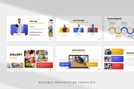 Professional Montessori Class - PowerPoint Template, Slide 2, 11326, Bisnis — PoweredTemplate.com