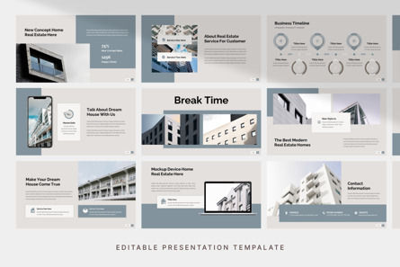 Real Estate - PowerPoint Template, スライド 3, 11327, ビジネス — PoweredTemplate.com