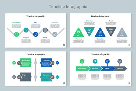 Timeline Infographic Keynote Key, Slide 5, 11333, Bisnis — PoweredTemplate.com