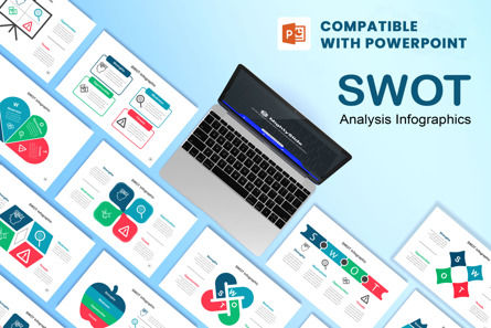 SWOT Infographic PowerPoint, PowerPoint Template, 11334, Business — PoweredTemplate.com