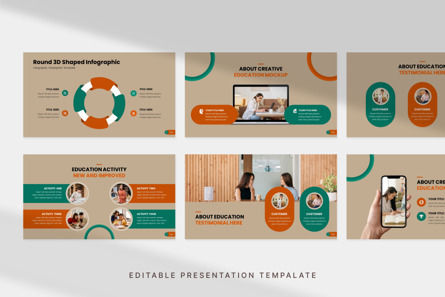 Vintage Creative Education - PowerPoint Template, Slide 2, 11336, Bisnis — PoweredTemplate.com