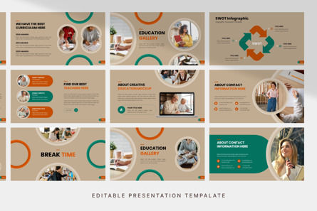 Vintage Creative Education - PowerPoint Template, Deslizar 4, 11336, Negócios — PoweredTemplate.com