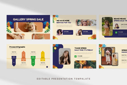 Spring Sale - PowerPoint Template, スライド 2, 11340, ビジネス — PoweredTemplate.com