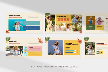 Summer Sale - PowerPoint Template, Deslizar 2, 11341, Negócios — PoweredTemplate.com