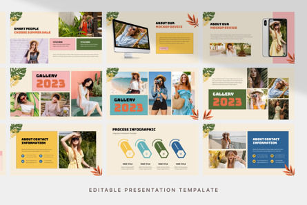 Summer Sale - PowerPoint Template, Dia 4, 11341, Bedrijf — PoweredTemplate.com