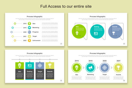 Process Infographics PowerPoint Template, Folie 2, 11343, Business — PoweredTemplate.com
