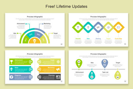 Process Infographics PowerPoint Template, 슬라이드 3, 11343, 비즈니스 — PoweredTemplate.com