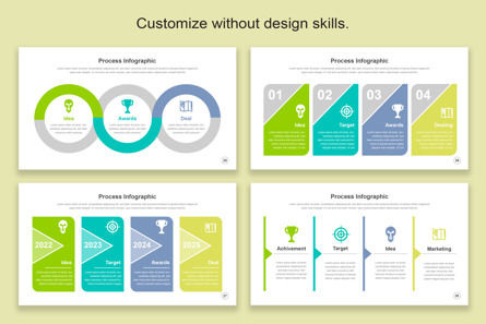 Process Infographics PowerPoint Template, Folie 8, 11343, Business — PoweredTemplate.com