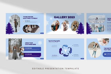 Winter Sale - PowerPoint Template, Slide 2, 11344, Lavoro — PoweredTemplate.com