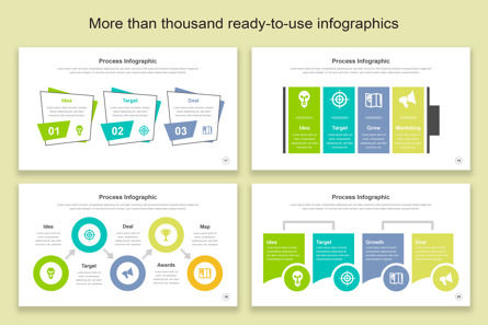Process Infographics Keynote Template, Deslizar 6, 11345, Negócios — PoweredTemplate.com
